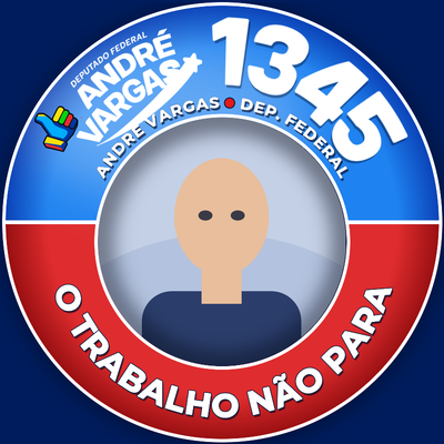 Foto com a moldura do 1345 aplicada