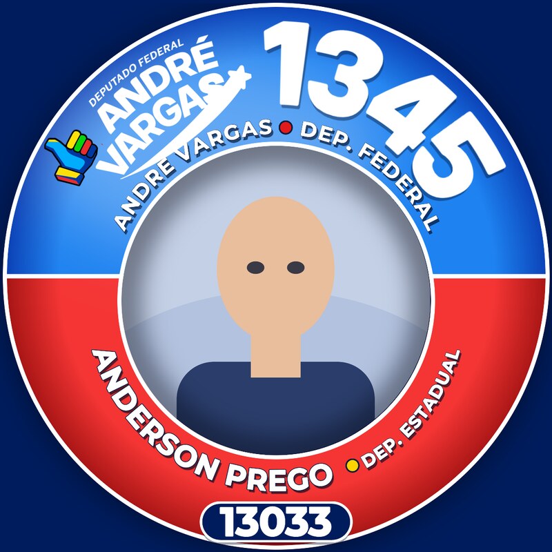 Foto com a moldura do 1345 e de Anderson Prego 13033 aplicada