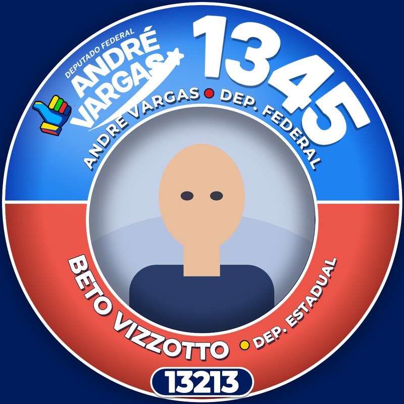 Foto com a moldura do 1345 e de Beto Vizzotto 13213 aplicada