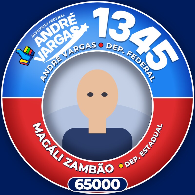 Foto com a moldura do 1345 e de Magáli Zambão 65000 aplicada