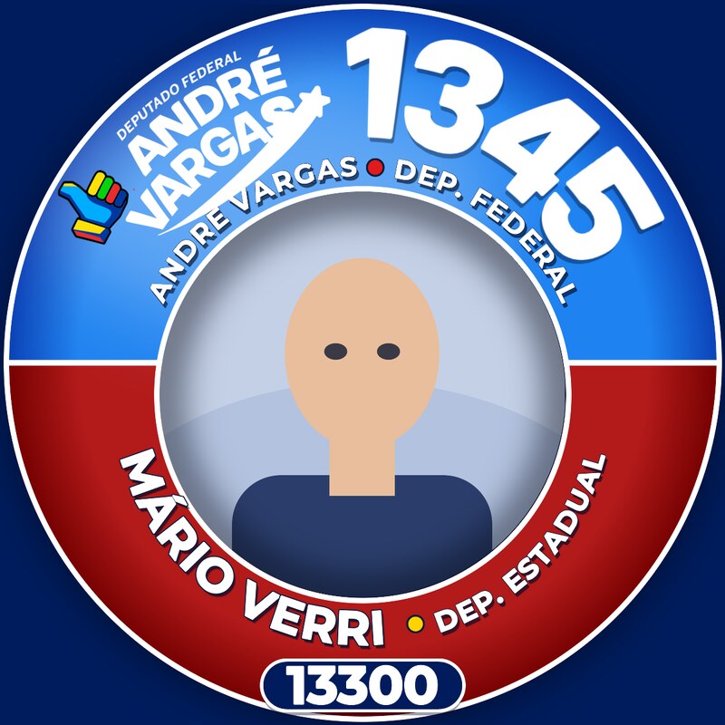 Foto com a moldura do 1345 e de Mário Verri 13300 aplicada