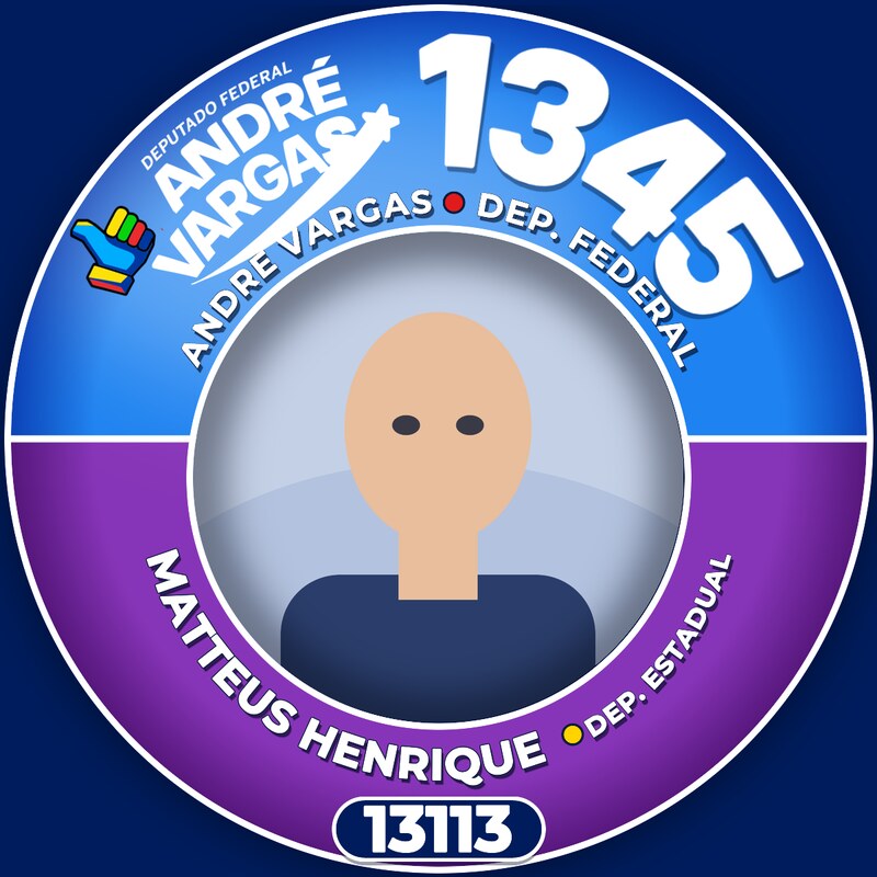Foto com a moldura do 1345 e de Matteus Henrique 13113 aplicada