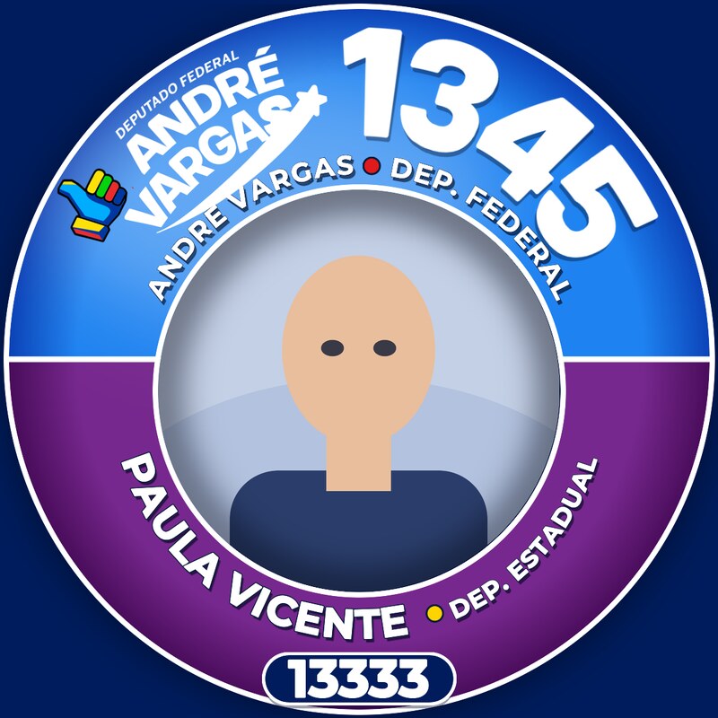 Foto com a moldura do 1345 e de Paula Vicente 13333 aplicada