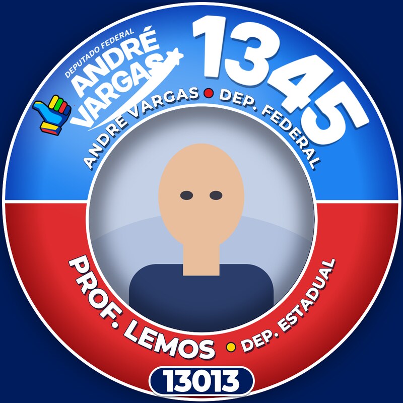 Foto com a moldura do 1345 e de Prof. Lemos 13013 aplicada