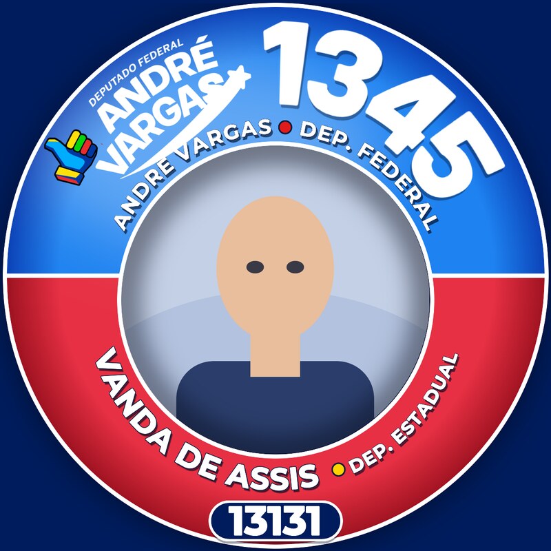 Foto com a moldura do 1345 e de Vanda de Assis 13131 aplicada